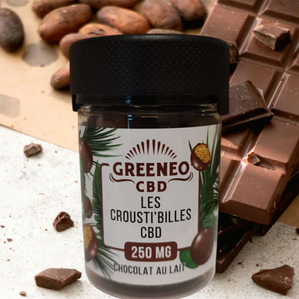 crousti'Billes CBD chocolat au lait 250mg